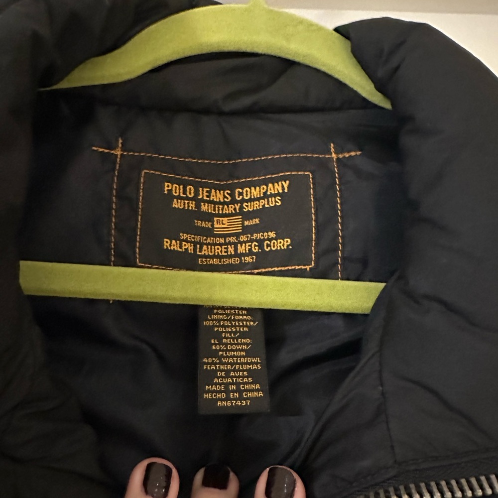 Polo Ralph Lauren Black Puffer Vest - Picture 5 of 6